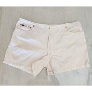 VTG Tommy Hilfiger White Women's Jean Shorts SZ 10 Y2K